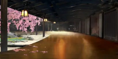 Sakura Court Hallway