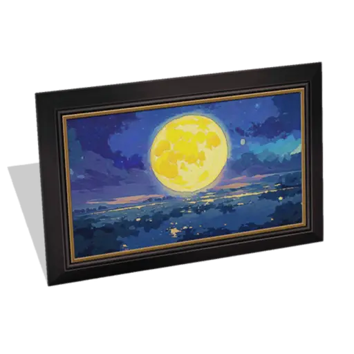 Decorative Painting Moonlit Night